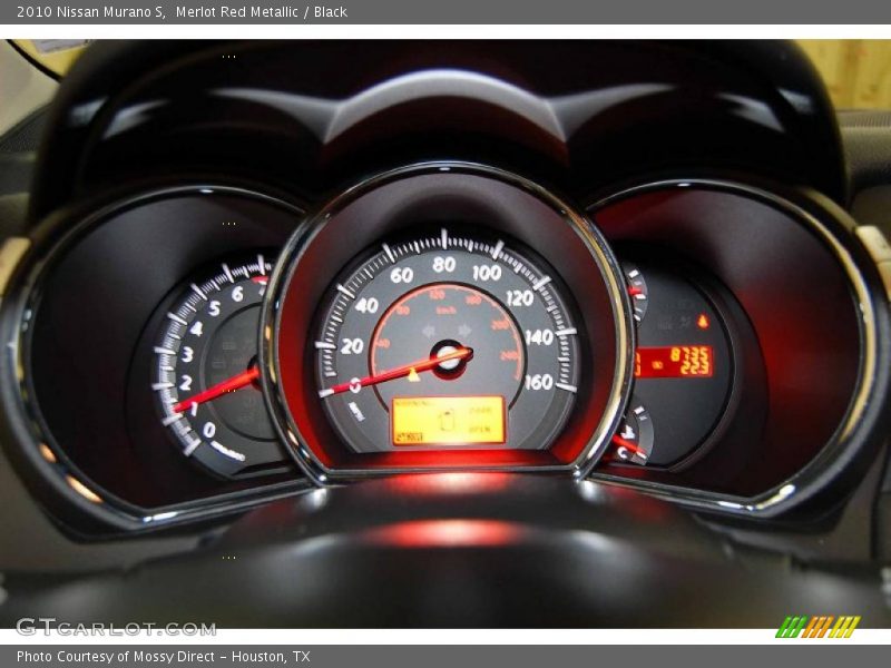 Merlot Red Metallic / Black 2010 Nissan Murano S