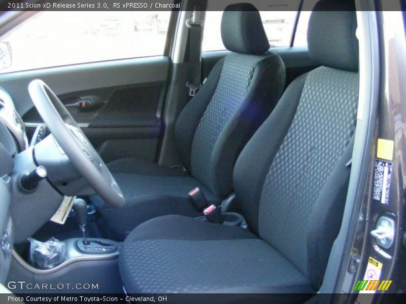  2011 xD Release Series 3.0 Charcoal Interior