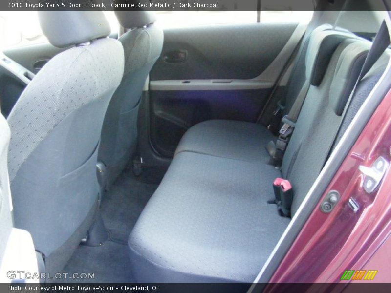 Carmine Red Metallic / Dark Charcoal 2010 Toyota Yaris 5 Door Liftback