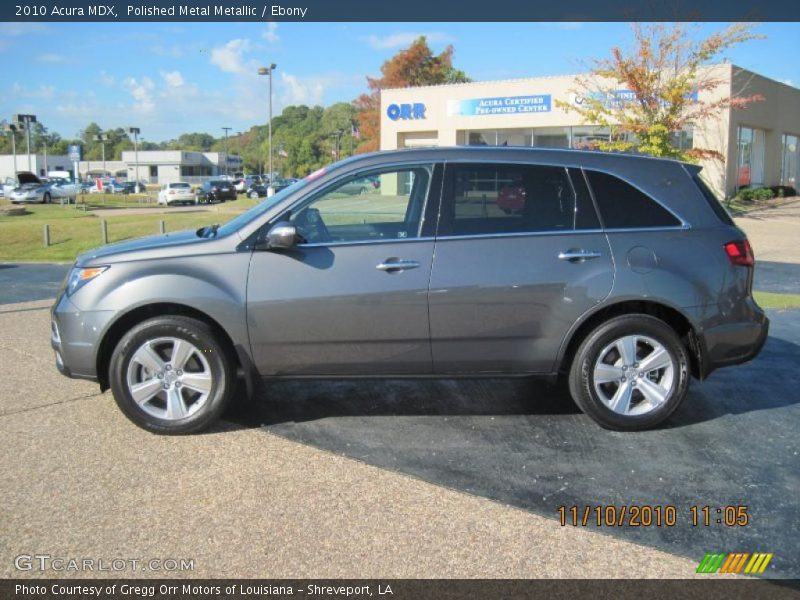 Polished Metal Metallic / Ebony 2010 Acura MDX