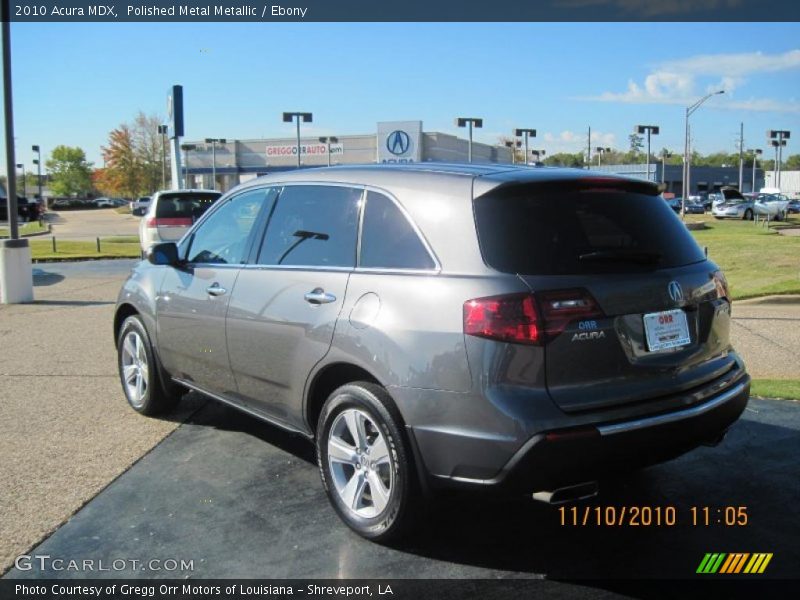 Polished Metal Metallic / Ebony 2010 Acura MDX