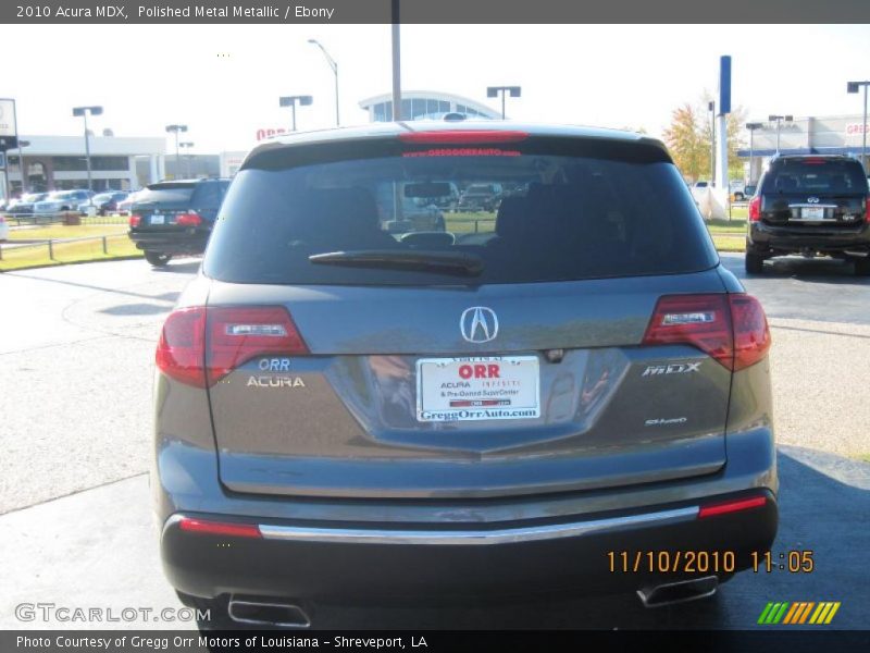 Polished Metal Metallic / Ebony 2010 Acura MDX