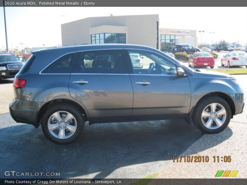 Polished Metal Metallic / Ebony 2010 Acura MDX
