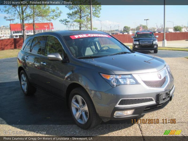 Polished Metal Metallic / Ebony 2010 Acura MDX
