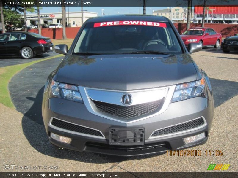 Polished Metal Metallic / Ebony 2010 Acura MDX