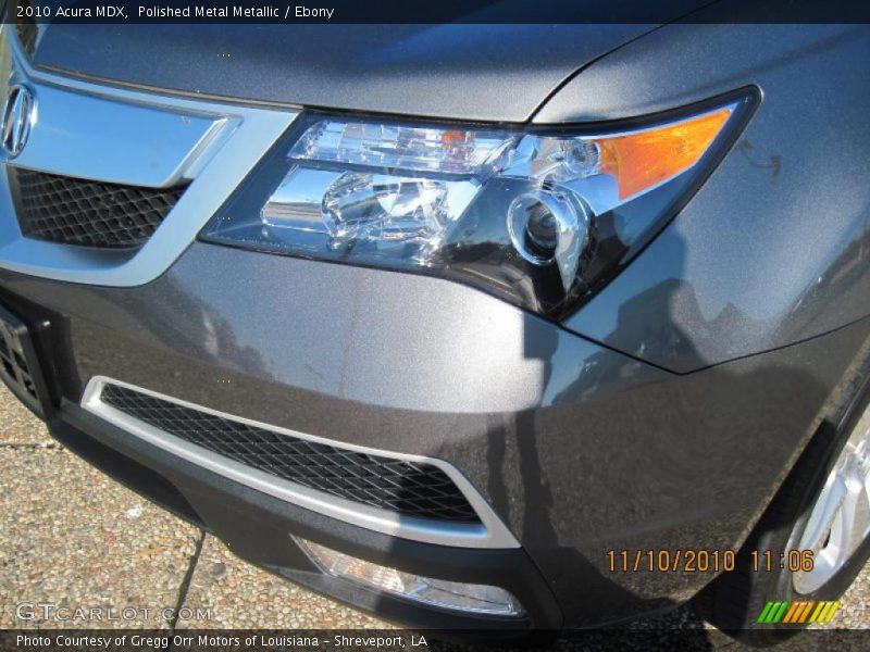 Polished Metal Metallic / Ebony 2010 Acura MDX