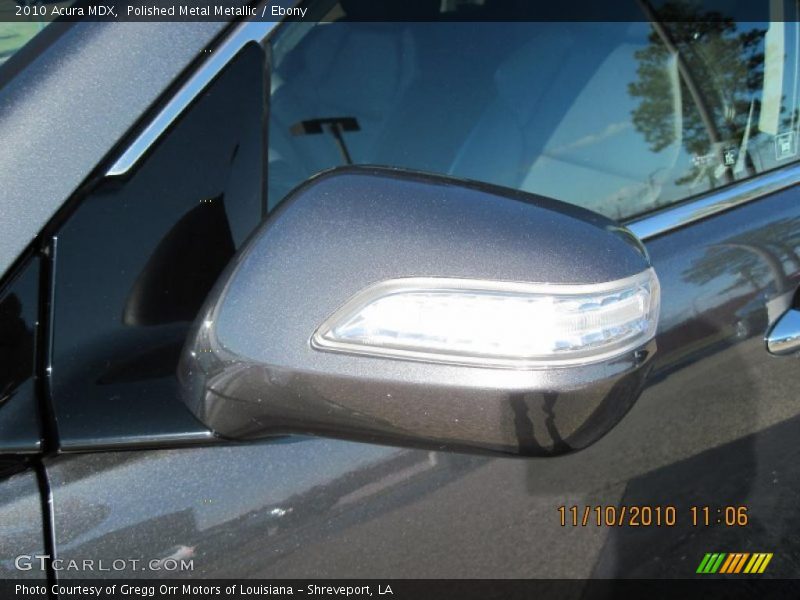Polished Metal Metallic / Ebony 2010 Acura MDX