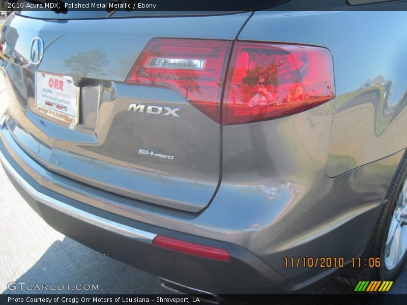 Polished Metal Metallic / Ebony 2010 Acura MDX