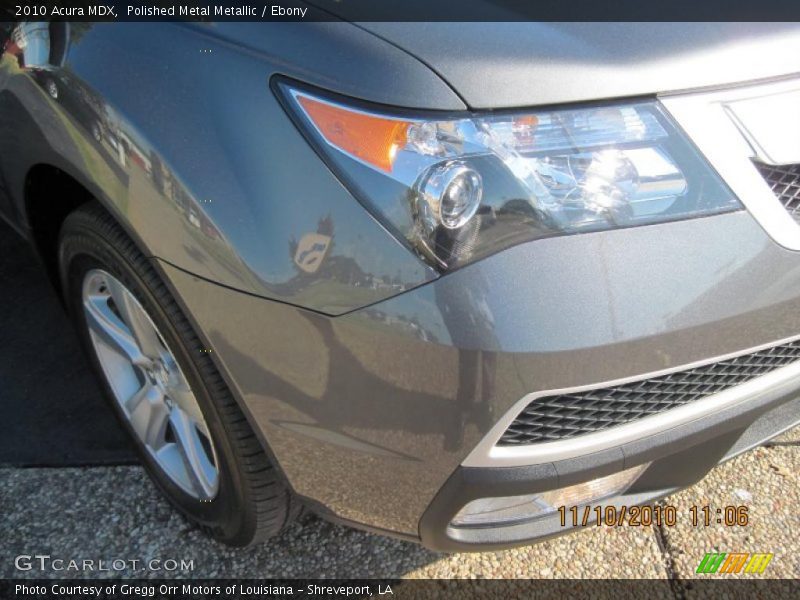 Polished Metal Metallic / Ebony 2010 Acura MDX