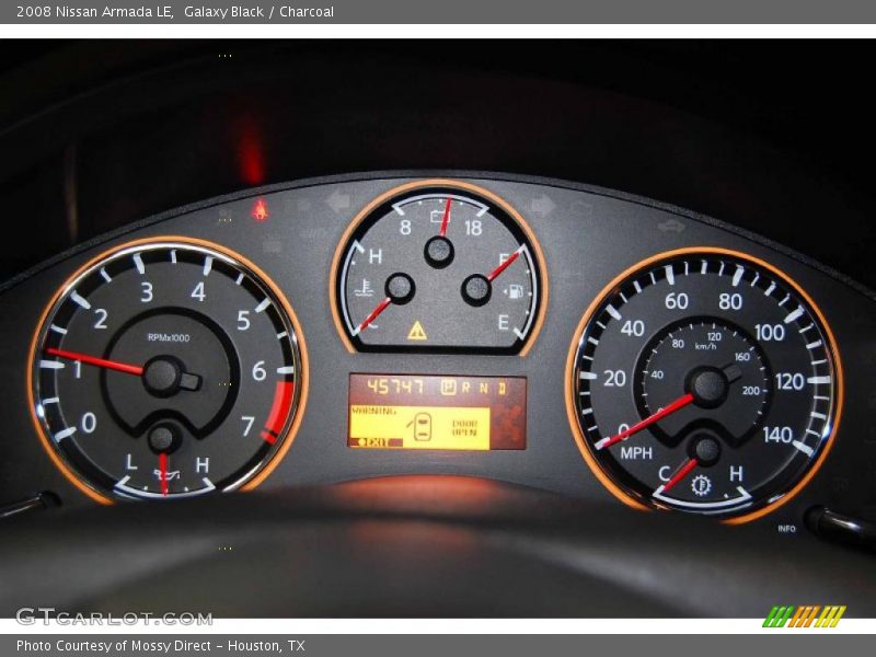 Galaxy Black / Charcoal 2008 Nissan Armada LE