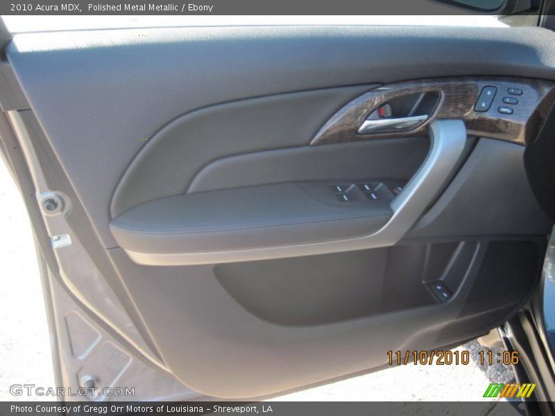 Polished Metal Metallic / Ebony 2010 Acura MDX