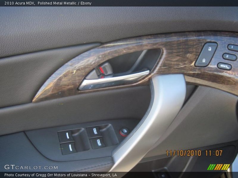 Polished Metal Metallic / Ebony 2010 Acura MDX