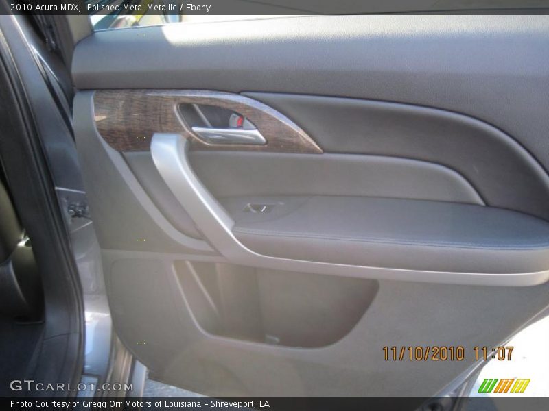 Polished Metal Metallic / Ebony 2010 Acura MDX