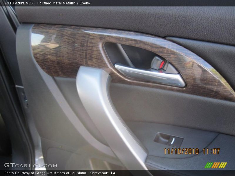 Polished Metal Metallic / Ebony 2010 Acura MDX