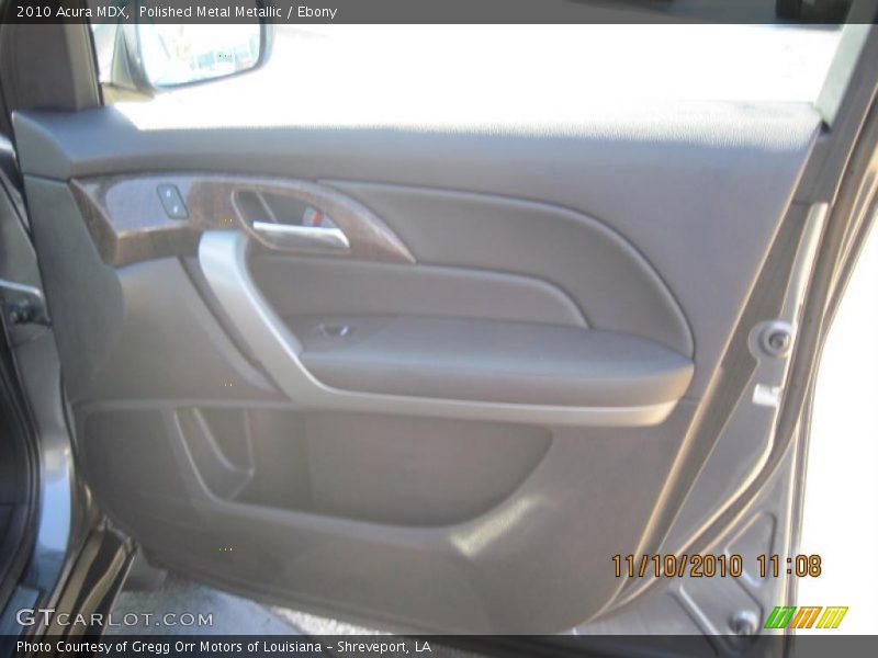 Polished Metal Metallic / Ebony 2010 Acura MDX