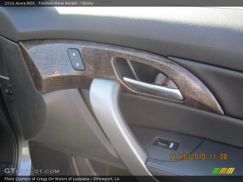 Polished Metal Metallic / Ebony 2010 Acura MDX