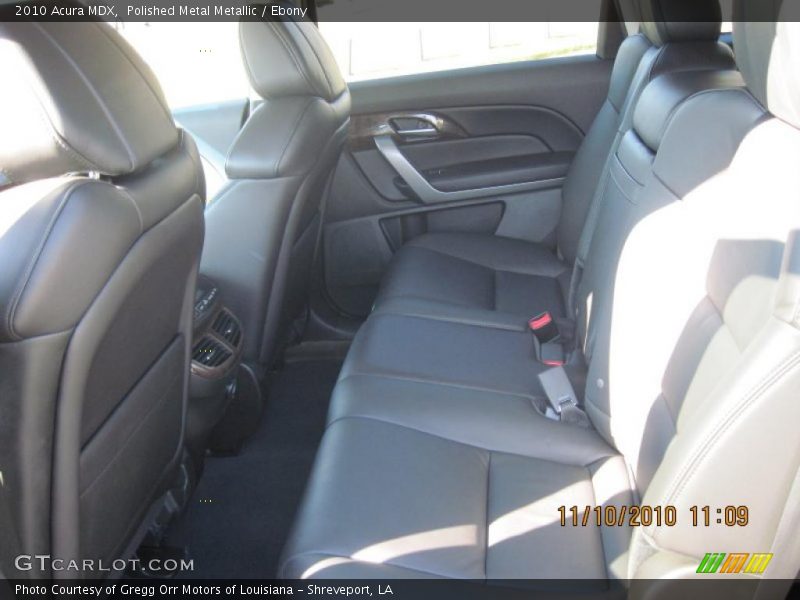 Polished Metal Metallic / Ebony 2010 Acura MDX