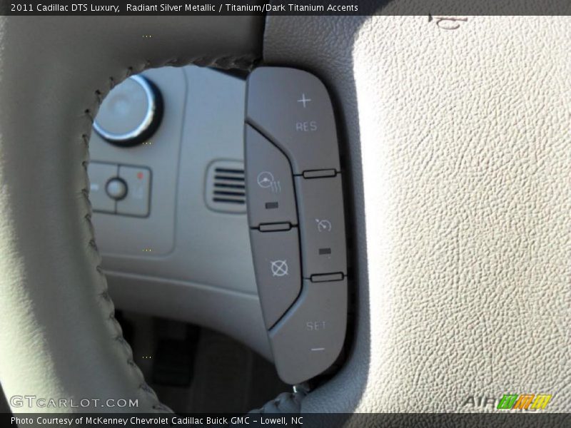 Radiant Silver Metallic / Titanium/Dark Titanium Accents 2011 Cadillac DTS Luxury