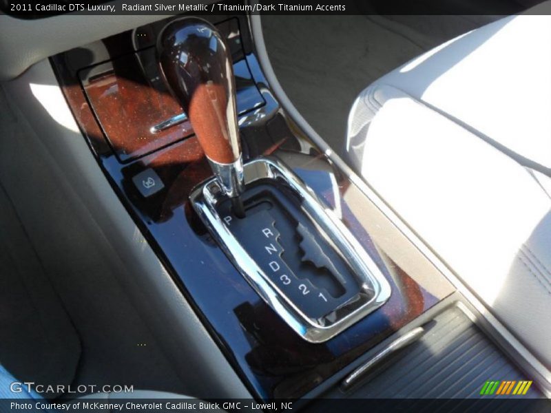 Radiant Silver Metallic / Titanium/Dark Titanium Accents 2011 Cadillac DTS Luxury