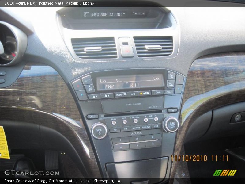 Polished Metal Metallic / Ebony 2010 Acura MDX