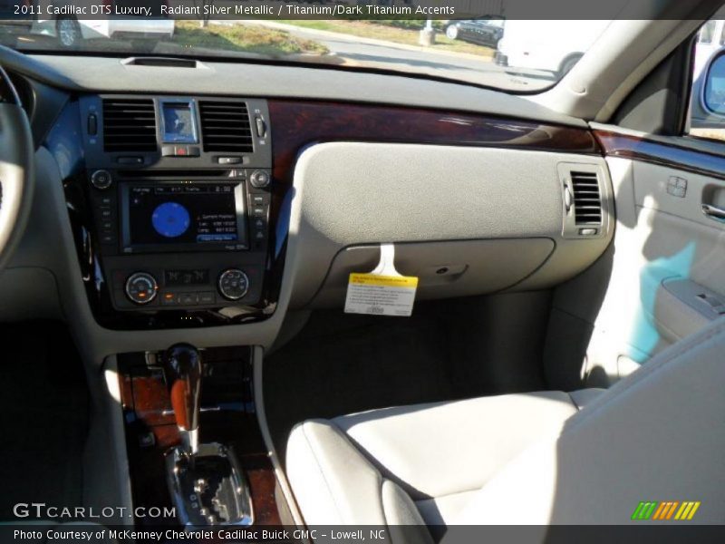 Radiant Silver Metallic / Titanium/Dark Titanium Accents 2011 Cadillac DTS Luxury