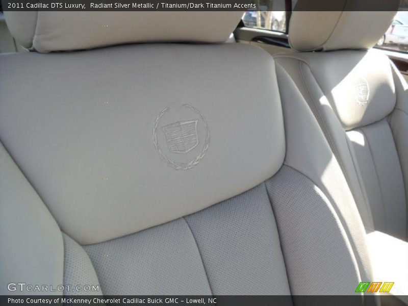 Radiant Silver Metallic / Titanium/Dark Titanium Accents 2011 Cadillac DTS Luxury