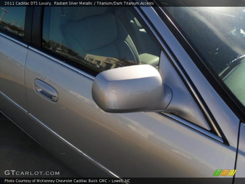 Radiant Silver Metallic / Titanium/Dark Titanium Accents 2011 Cadillac DTS Luxury