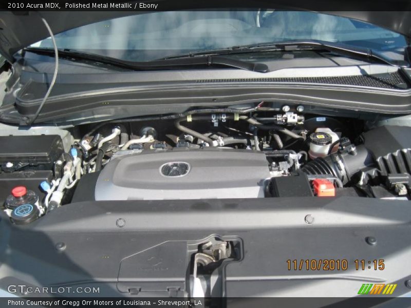 Polished Metal Metallic / Ebony 2010 Acura MDX