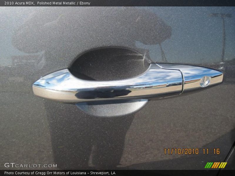 Polished Metal Metallic / Ebony 2010 Acura MDX