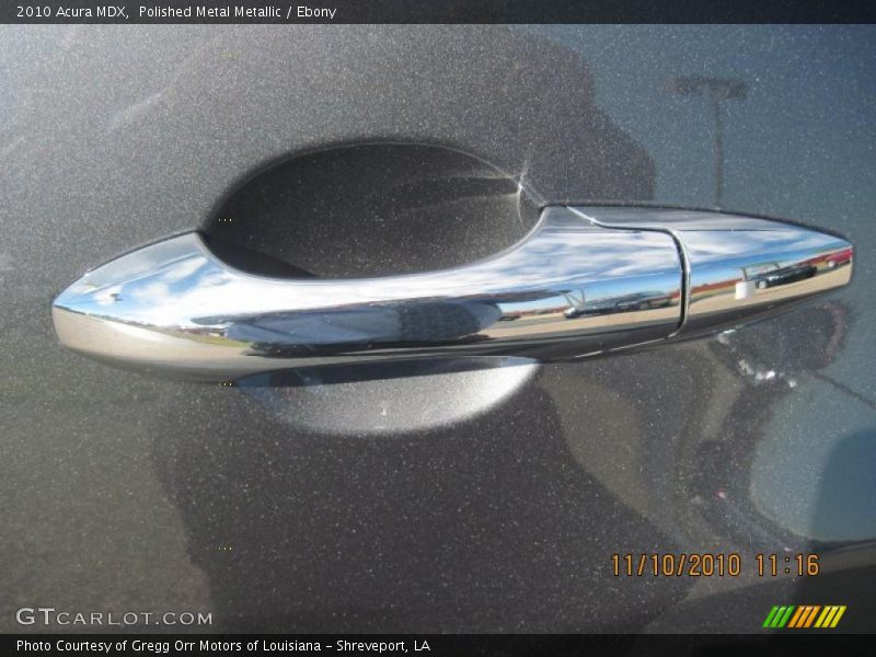 Polished Metal Metallic / Ebony 2010 Acura MDX