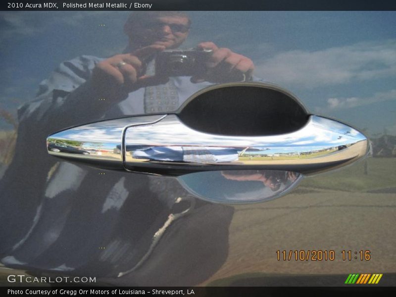 Polished Metal Metallic / Ebony 2010 Acura MDX
