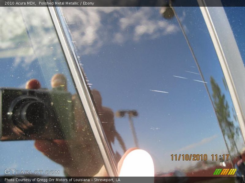 Polished Metal Metallic / Ebony 2010 Acura MDX