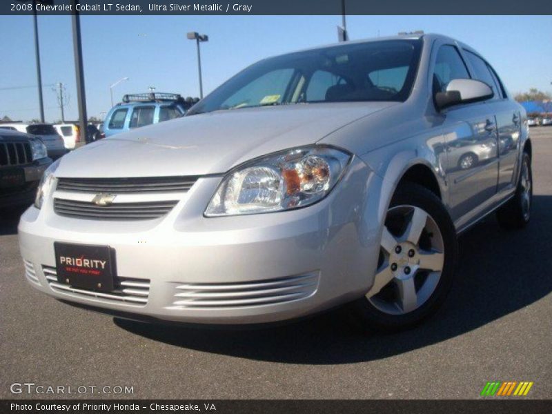 Ultra Silver Metallic / Gray 2008 Chevrolet Cobalt LT Sedan