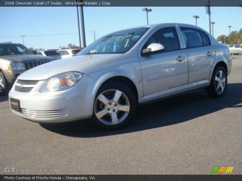Ultra Silver Metallic / Gray 2008 Chevrolet Cobalt LT Sedan