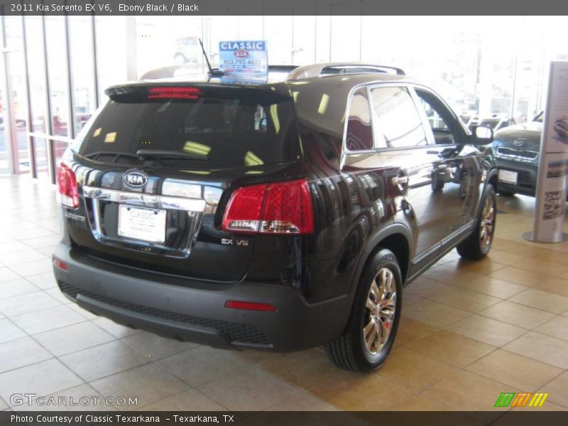 Ebony Black / Black 2011 Kia Sorento EX V6