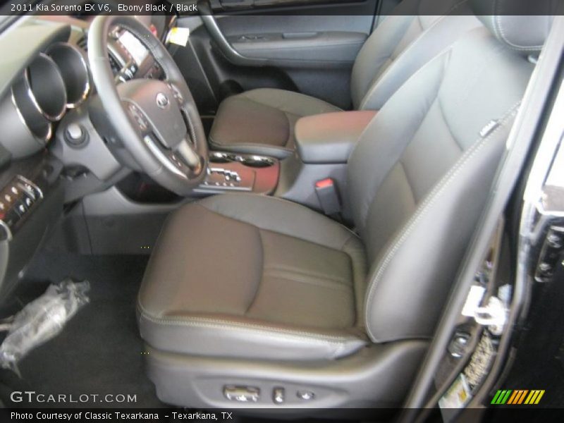 Ebony Black / Black 2011 Kia Sorento EX V6
