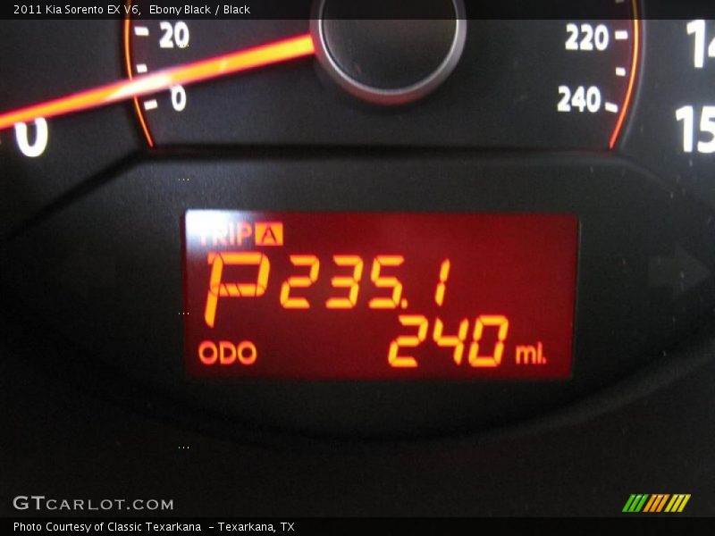 Ebony Black / Black 2011 Kia Sorento EX V6