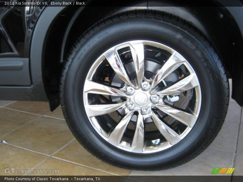 Ebony Black / Black 2011 Kia Sorento EX V6