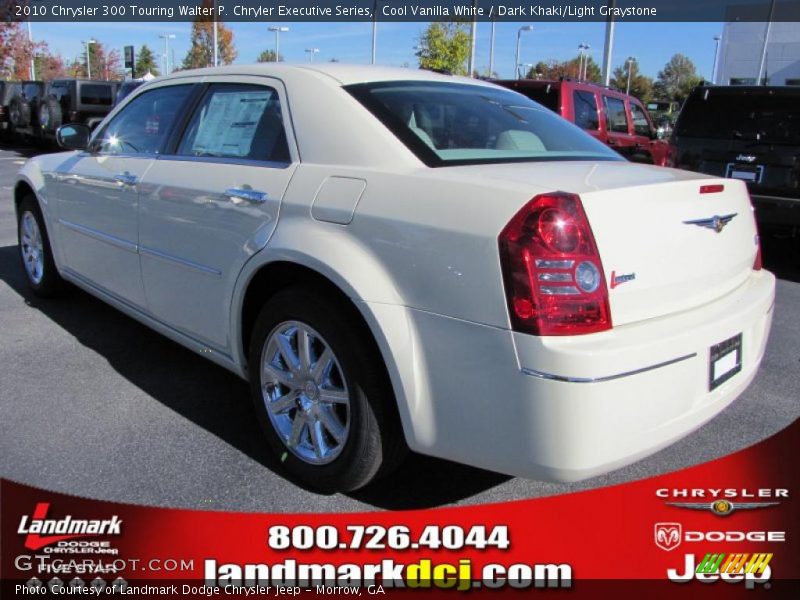 Cool Vanilla White / Dark Khaki/Light Graystone 2010 Chrysler 300 Touring Walter P. Chryler Executive Series