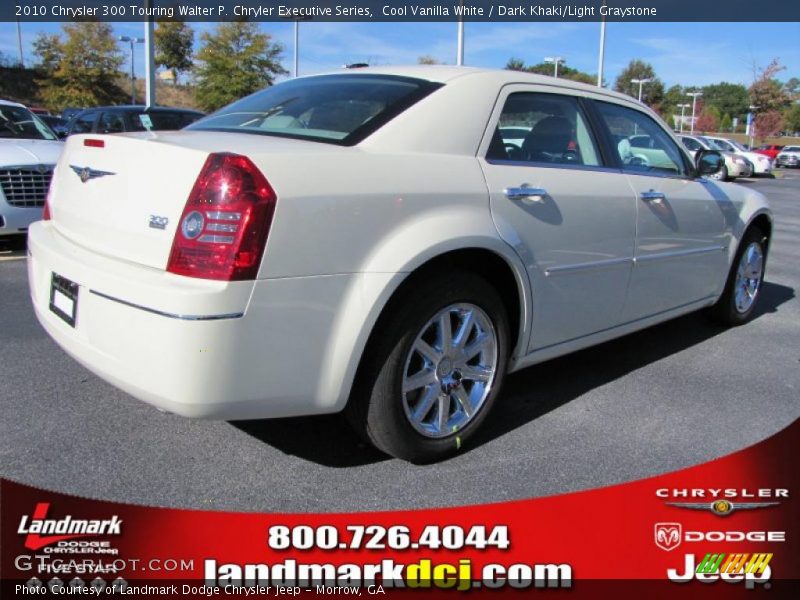 Cool Vanilla White / Dark Khaki/Light Graystone 2010 Chrysler 300 Touring Walter P. Chryler Executive Series
