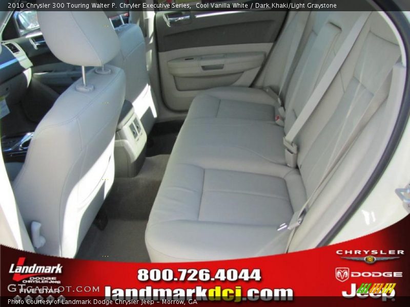 Cool Vanilla White / Dark Khaki/Light Graystone 2010 Chrysler 300 Touring Walter P. Chryler Executive Series