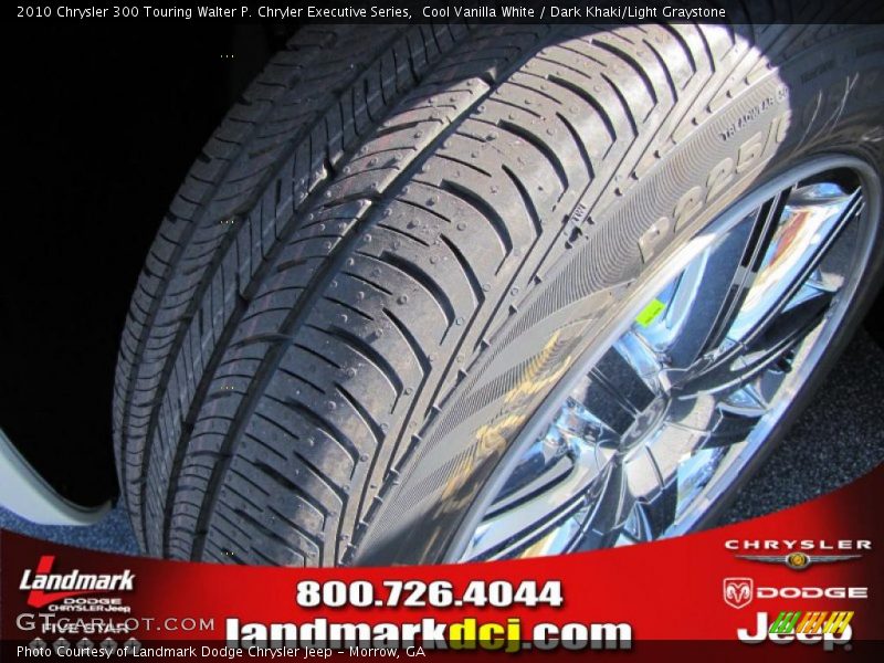 Cool Vanilla White / Dark Khaki/Light Graystone 2010 Chrysler 300 Touring Walter P. Chryler Executive Series