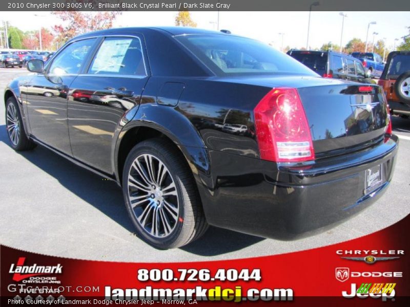 Brilliant Black Crystal Pearl / Dark Slate Gray 2010 Chrysler 300 300S V6