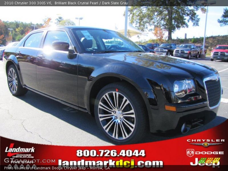 Brilliant Black Crystal Pearl / Dark Slate Gray 2010 Chrysler 300 300S V6