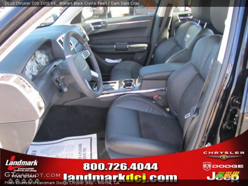 Brilliant Black Crystal Pearl / Dark Slate Gray 2010 Chrysler 300 300S V6