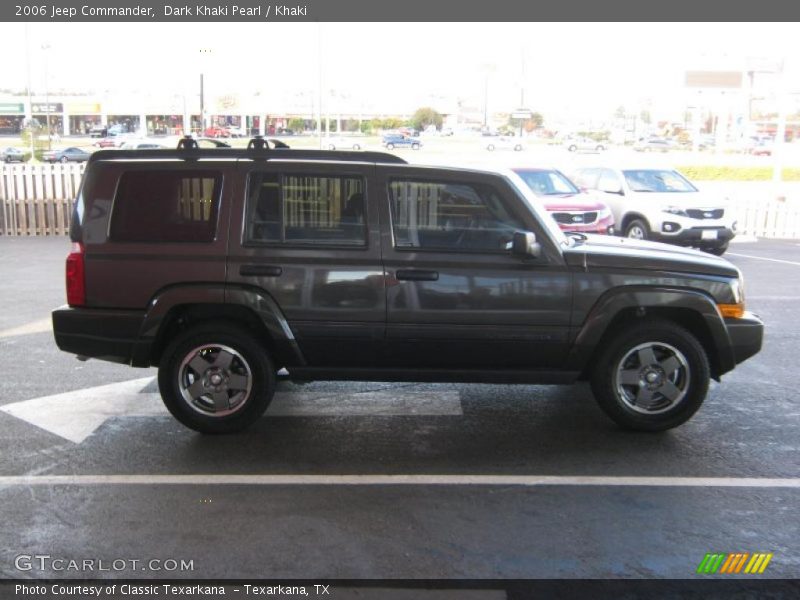 Dark Khaki Pearl / Khaki 2006 Jeep Commander