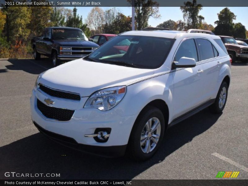 Summit White / Jet Black 2011 Chevrolet Equinox LT
