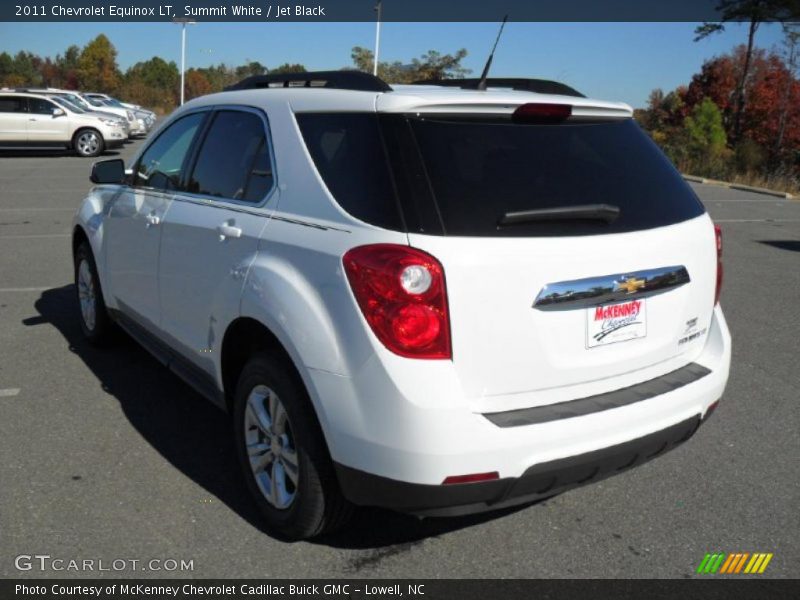 Summit White / Jet Black 2011 Chevrolet Equinox LT