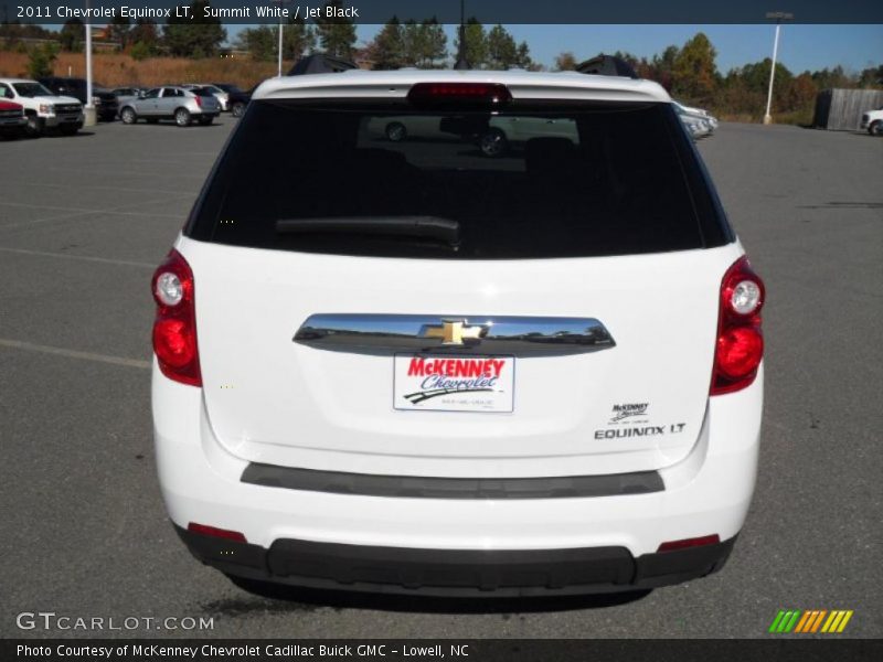 Summit White / Jet Black 2011 Chevrolet Equinox LT