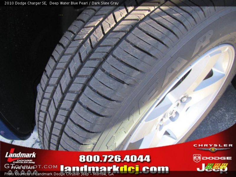 Deep Water Blue Pearl / Dark Slate Gray 2010 Dodge Charger SE